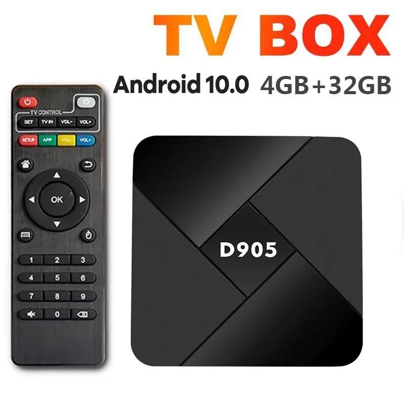 Amlogic S905L ̴ TV ڽ   ڽ, , ȵ̵ 10.0, ̵ ÷̾, Ȩ þ, D905 TV ڽ, 4K, 2.4g, 24 ð 